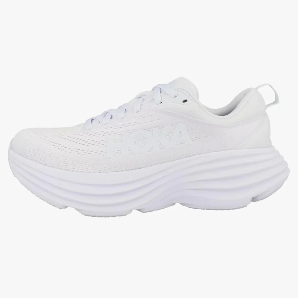 HOKA BONDI 8 WIDE Women Running Shoes in Turquoise Purple, Comes in Box as shown - Picture 10 of 11